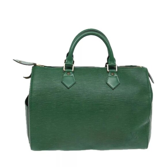 LOUIS VUITTON Epi Speedy 30 Hand Bag Borneo Green